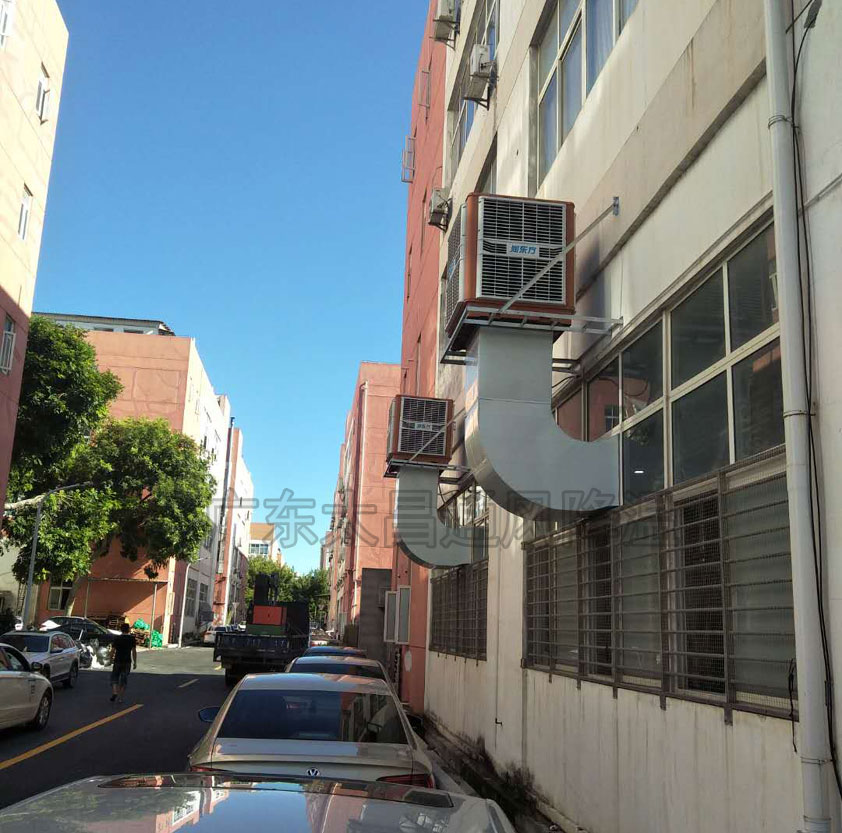 陶瓷廠降溫方案怎么做？看這家大型陶瓷車間環(huán)?？照{(diào)工程效果