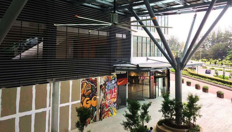 商業(yè)中心工業(yè)大風(fēng)扇安裝案例 商業(yè)中心工業(yè)大風(fēng)扇安裝案例