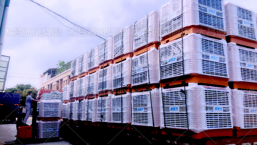 解決印染車間悶熱異味問題，高溫廠房降溫方案
