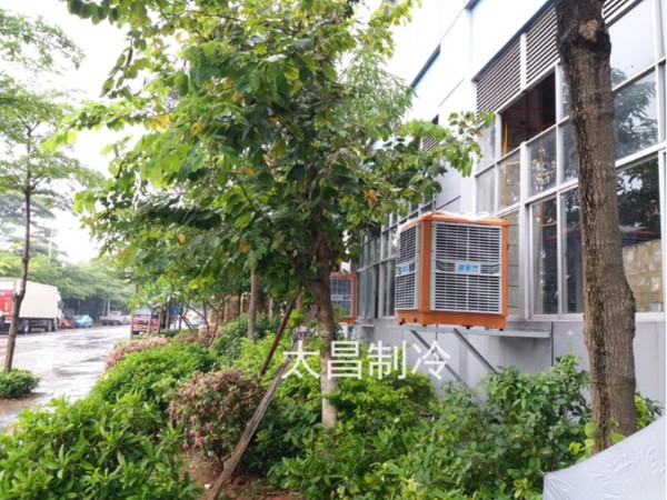 深圳某汽車配件廠車間環(huán)?？照{(diào)降溫工程